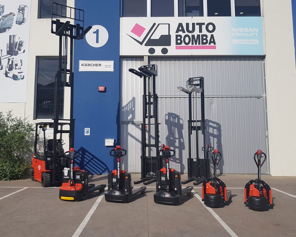 Ep Equipment Transpaletas, Recoge pedidos, Carretillas elevadoras eléctricas, gas y diésel - Venta, Alquiler, Renting y ocasión en Auto Bomba